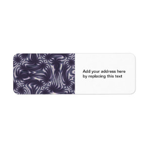 Purple Garden Return Address Label