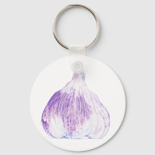 Purple Garlic Keychain