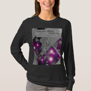 Purple Gem Glow Graphic Tee 🩶 Description (제품 설명
