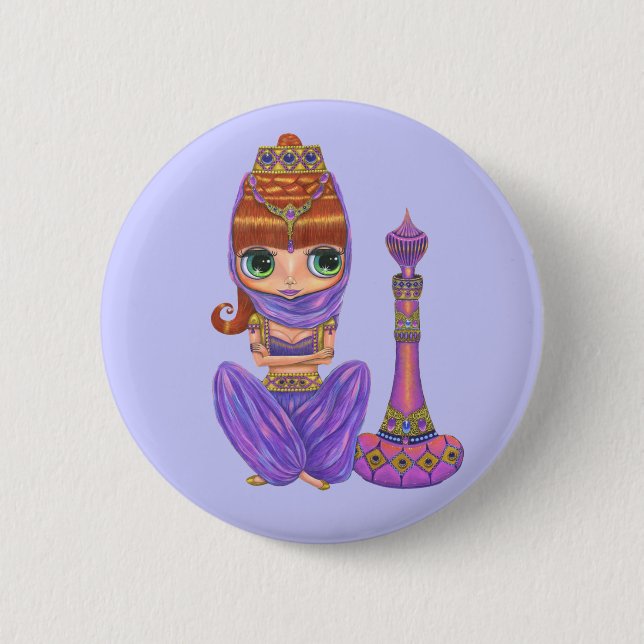 Purple Genie Button (Front)