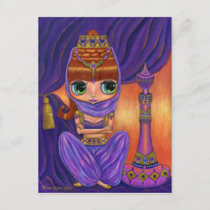 Purple Genie Postcard