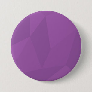Purple, geometric, cool, trendy, modern simple art 7.5 cm round badge