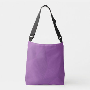 Purple, geometric, cool, trendy, modern simple art crossbody bag