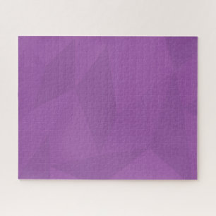 Purple, geometric, cool, trendy, modern simple art jigsaw puzzle