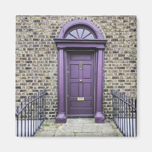 Purple Georgian Door of Dublin Magnet