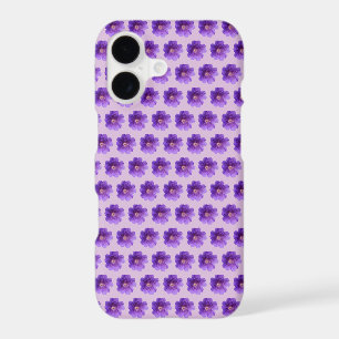 Purple Geranium Flower Seamless on Phone Case