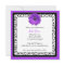 Purple Gerbera Daisy Bridal Shower Invitation