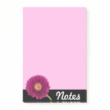 Purple Gerbera Daisy Note Pad
