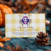 Purple Gingham Halloween Books for Baby