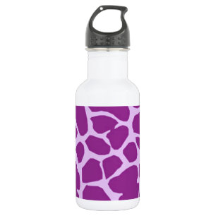 Purple Giraffe Art 532 Ml Water Bottle