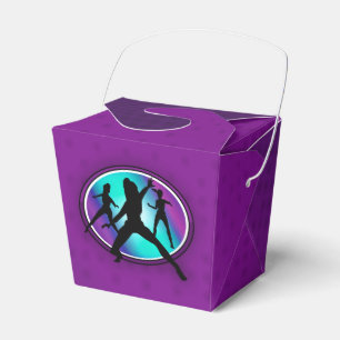 Purple Girls Spy Party Favour Box