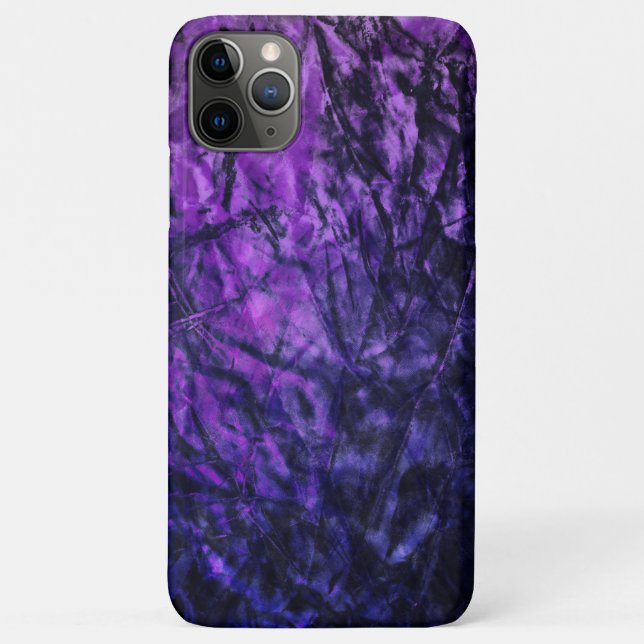 Purple Glam Abstract Pattern Case-Mate iPhone Case (Back)