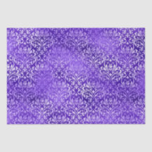 Purple Glam Damask Elegant Floral Design