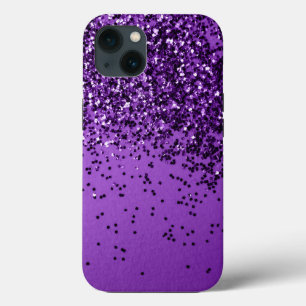 PURPLE Glitter #2 (Faux Glitter) #shiny #decor  iPhone 13 Case