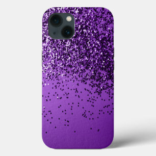 PURPLE Glitter #2 (Faux Glitter) #shiny #decor iPhone 13 Case