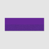 Purple Glitter Bottom Custom Classic Name Tag