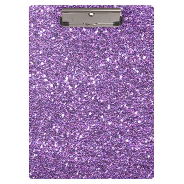 Purple glitter Clipboard (Front)
