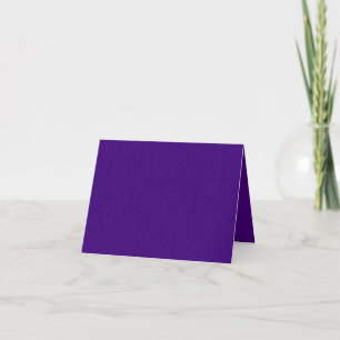 Purple Glitter Folded Thank You Card – Customise