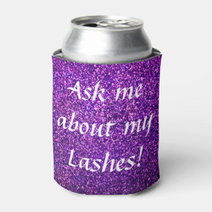 purple glitter for presenters tailgating can cooler