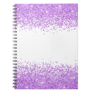 Purple Glitter iPad Air Cover Notebook
