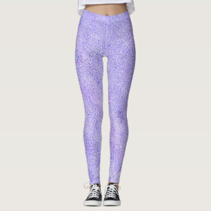 Purple Glitter Leggings