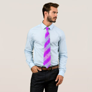 Purple Glitter Neck Tie Sparkly Drips