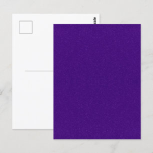 Purple Glitter Noise Custom Postcard