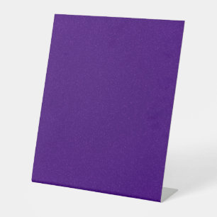 Purple Glitter Noise Pedestal Sign – Customisable