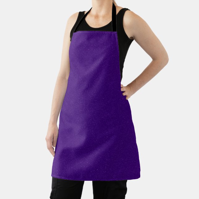 Purple Glitter Pattern Cooking Apron – Customise (Insitu)