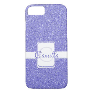 Purple Glitter Personalised Case-Mate iPhone Case
