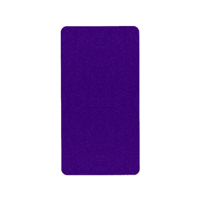 Purple Glitter Return Address Labels – Customise (Front)