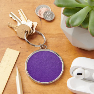 Purple Glitter, Sparkle, Glitter Background Key Ring
