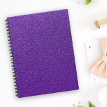 Purple Glitter, Sparkle, Glitter Background Planner<br><div class="desc">Elegant,  stylish and sophisticated glitter texture in purple colour. Modern and trendy gift,  perfect for the glitter lover in your life.</div>