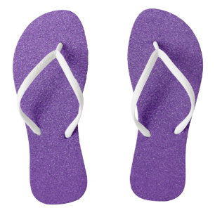 Purple Glitter, Sparkle, Glitter Background Thongs