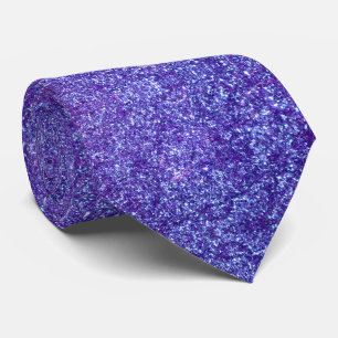 Purple Glitter Tie