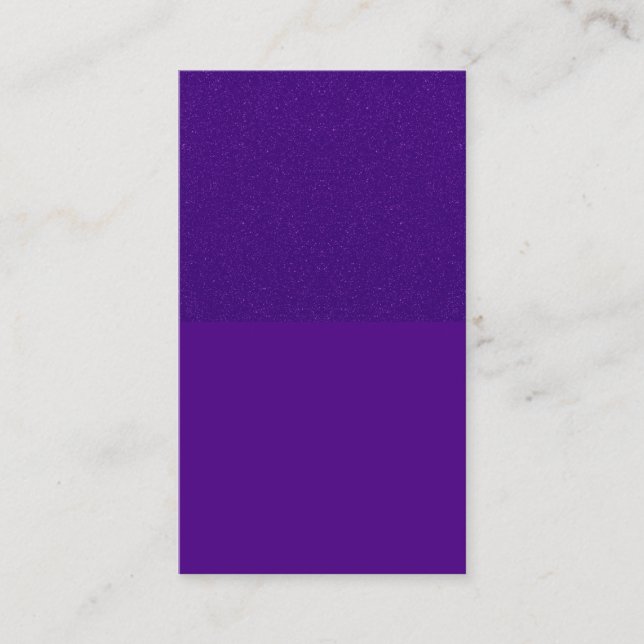 Purple Glitter Top Enclosure Card – Customisable (Front)
