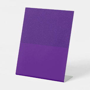 Purple Glitter Top Pedestal Sign – Customisable