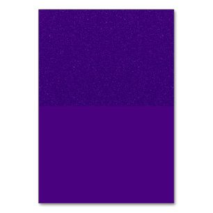 Purple Glitter‑Top Table Card – Customisable