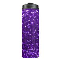 Purple Glitter Tumbers