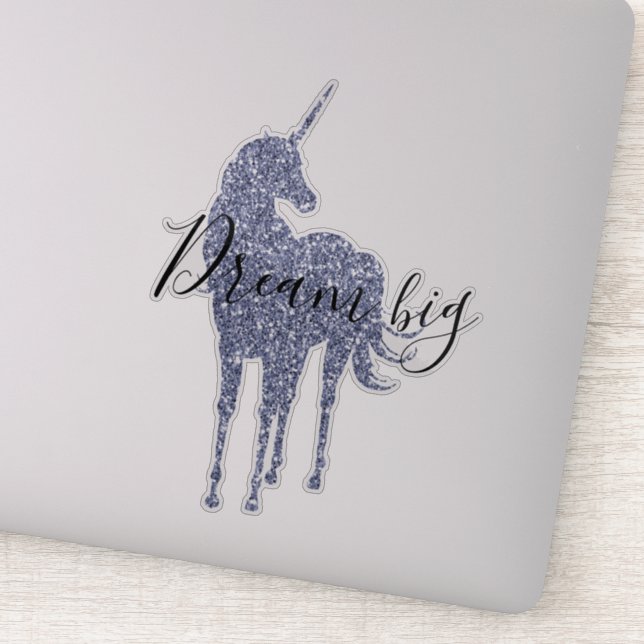 Purple Glitter Unicorn (Detail)