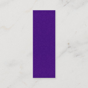 Purple Glitter Vertical Business Card – Customise