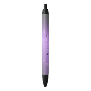 Purple Glow Musical Notes Pen