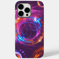 Purple Glowing Light Vibrant Galaxy Mobile Phone