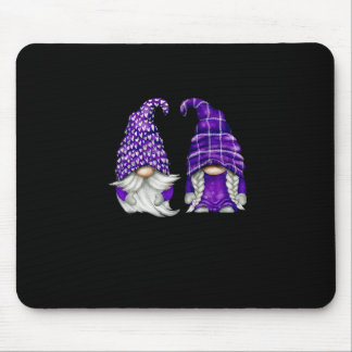 Purple Gnome Spring Aesthetic For Women And Summer Mouse Pad