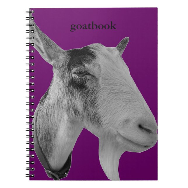 Purple Goatbook Notebook (Front)