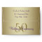 Purple Gold 50th Wedding Anniversary A7 Envelope