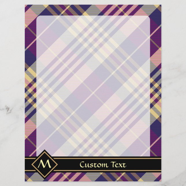 Purple, Gold and Blue Tartan (Front)