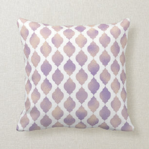 Purple Gold Arabian Moroccan Glam Indian Theme Cushion