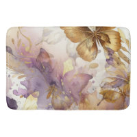 Purple & Gold Butterfly Watercolor Butterflies