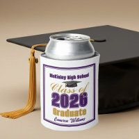 Purple Gold Class of 2026 Custom Graduation Party